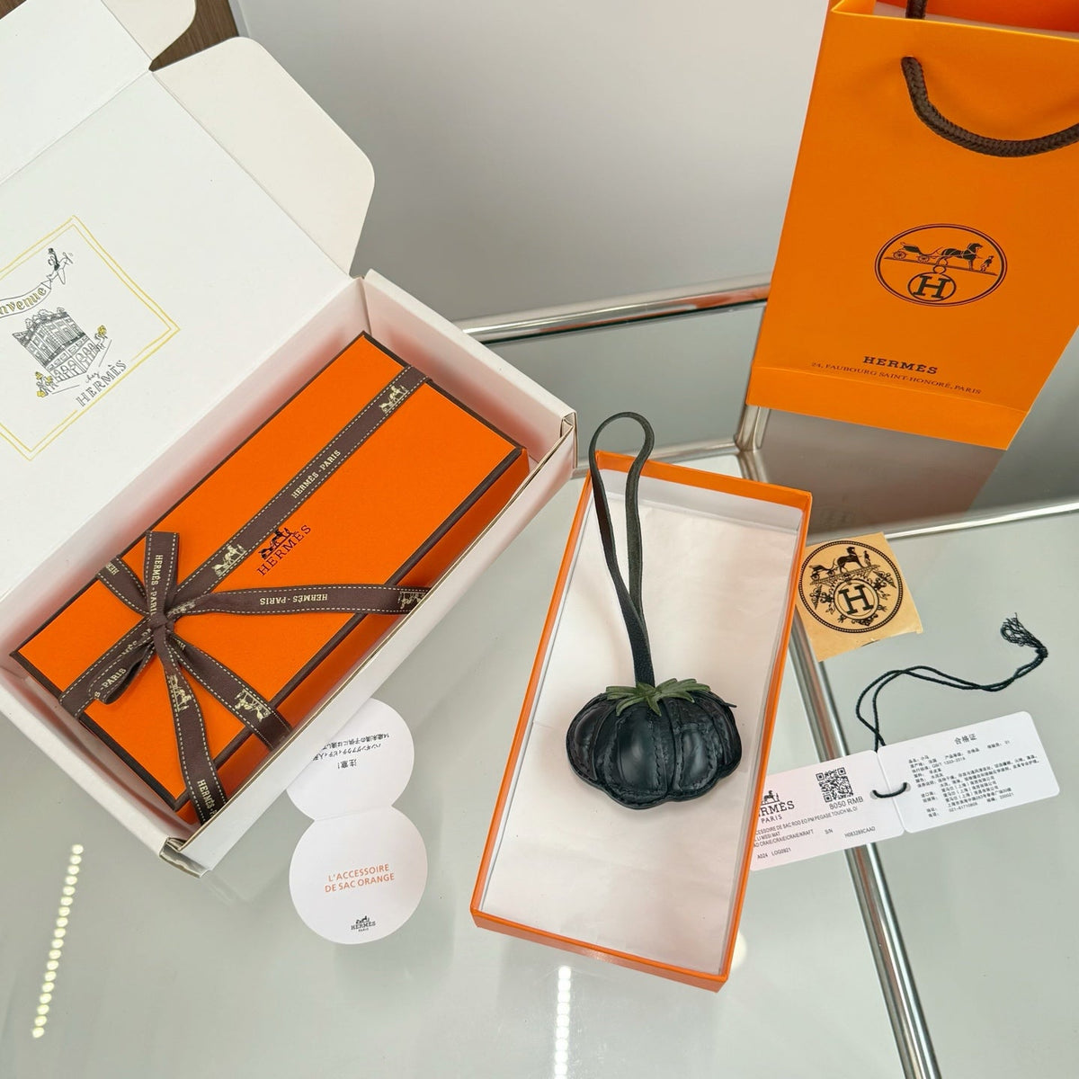 Hermes Tomato Bag Charm