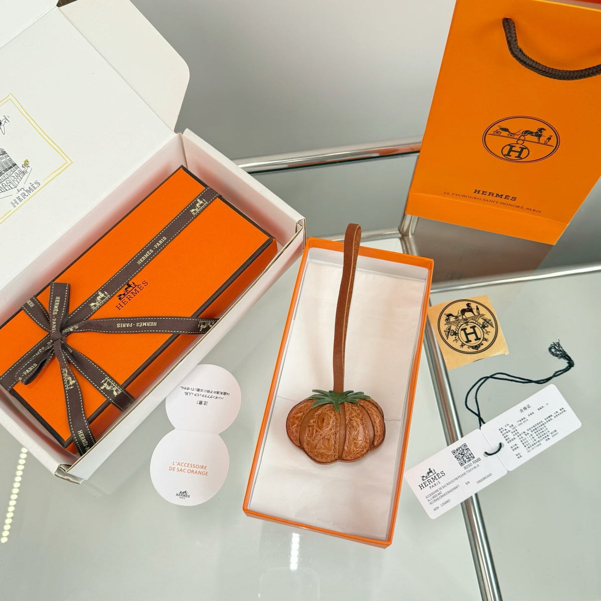 Hermes Tomato Bag Charm