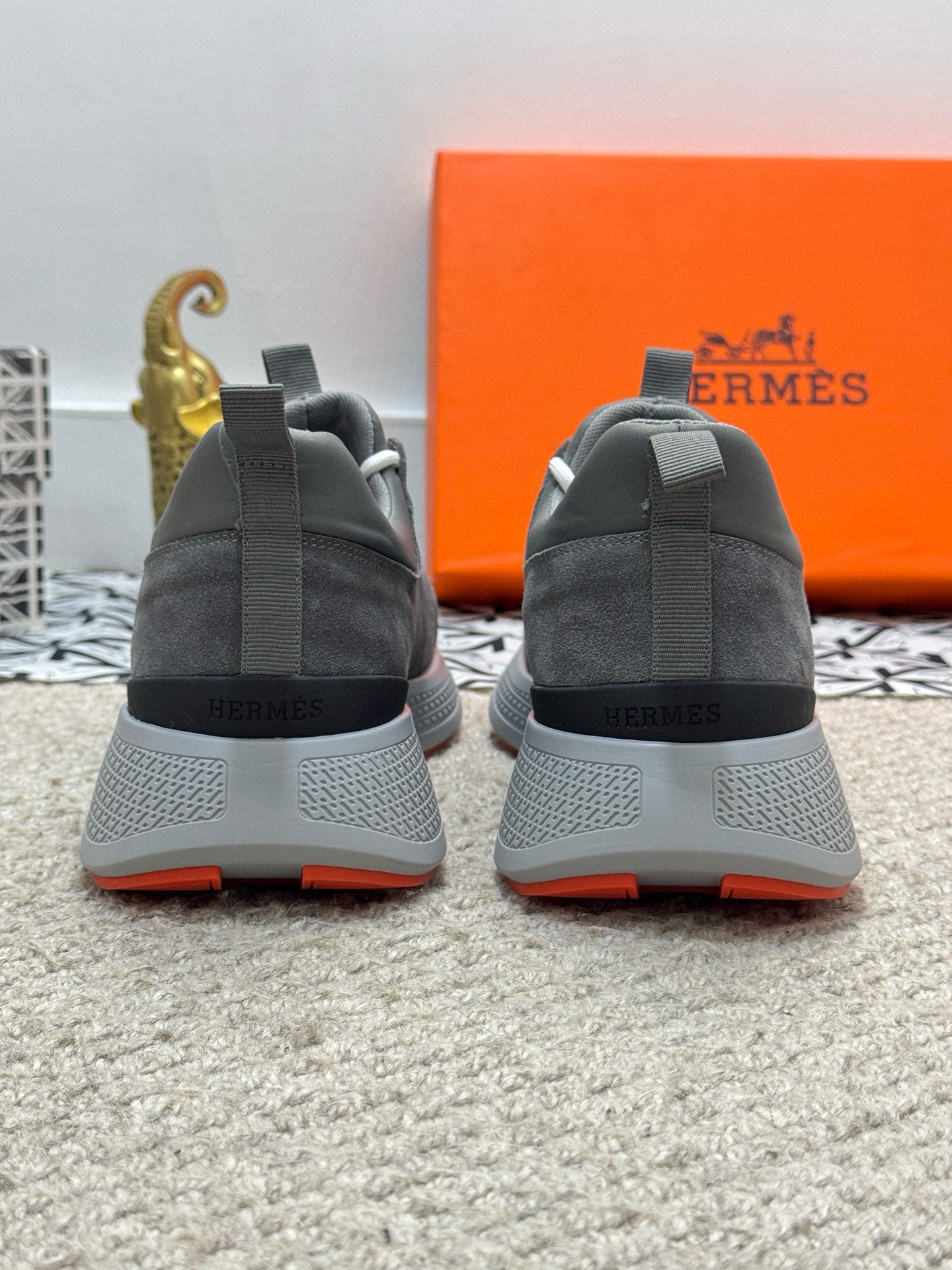 HM Men's Just Sneaker Grey Suede 545942