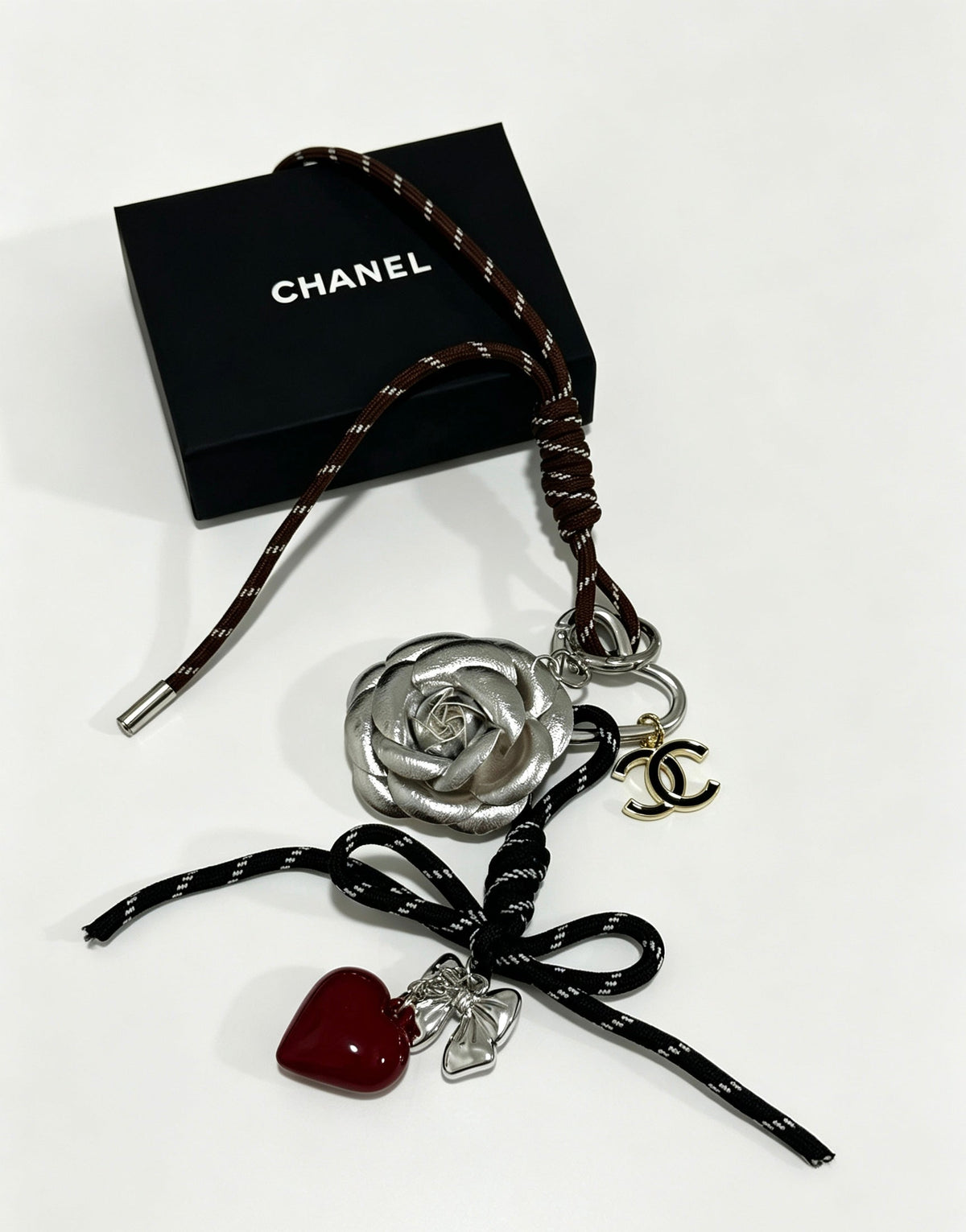 Chanel Silver Flower Charm