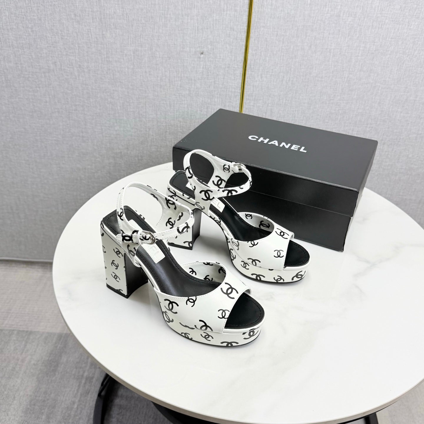 Chanel 2026 Slingback Sandals 75mm Sheepskin 801509