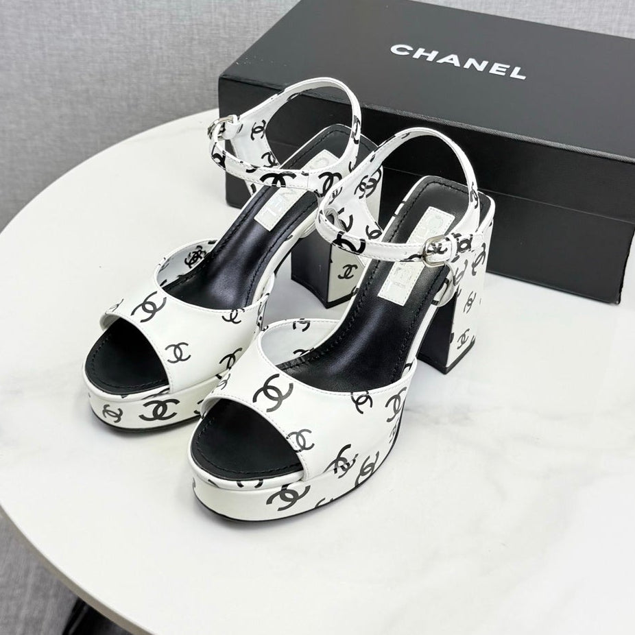 Chanel 2026 Slingback Sandals 75mm Sheepskin 801509