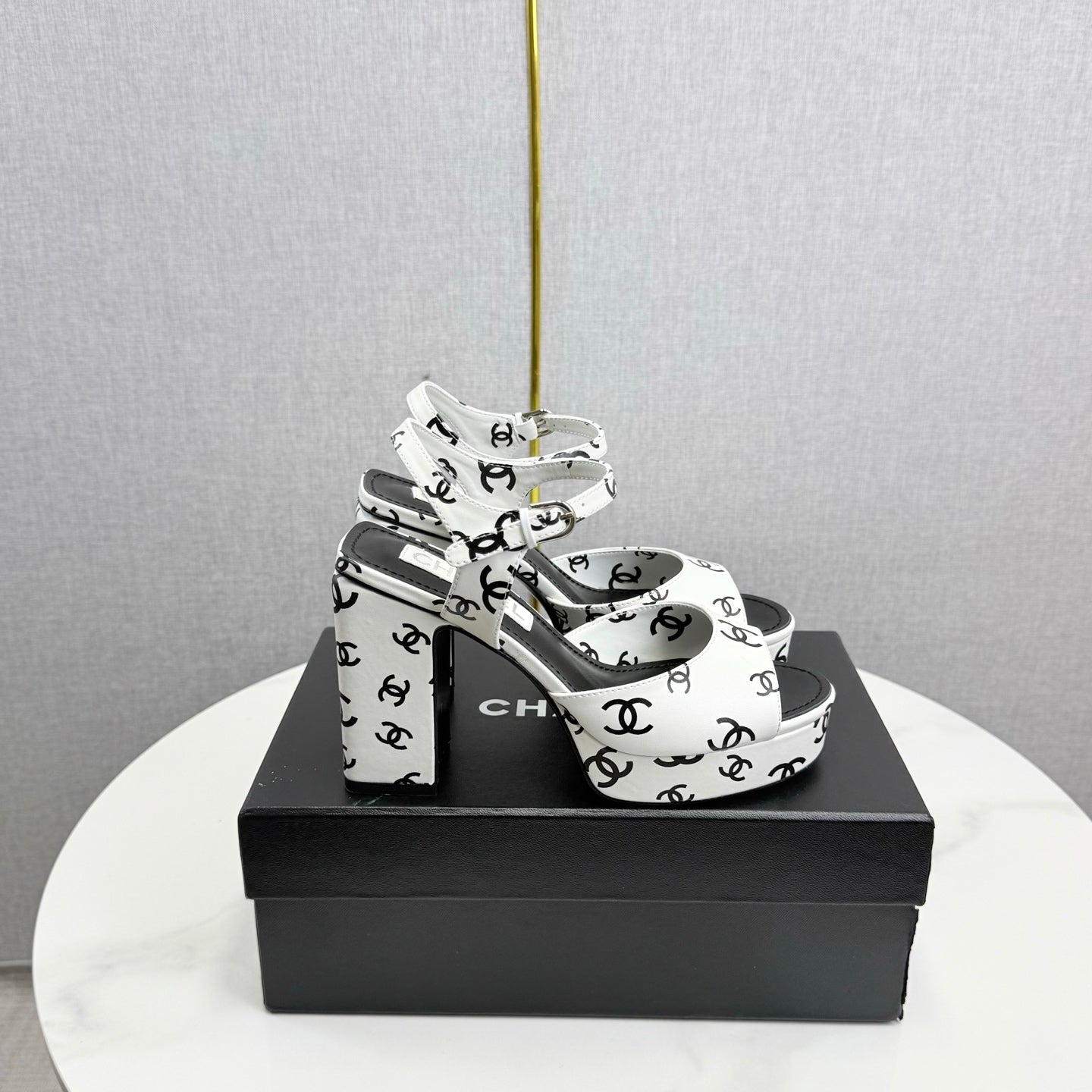 Chanel 2026 Slingback Sandals 75mm Sheepskin 801509