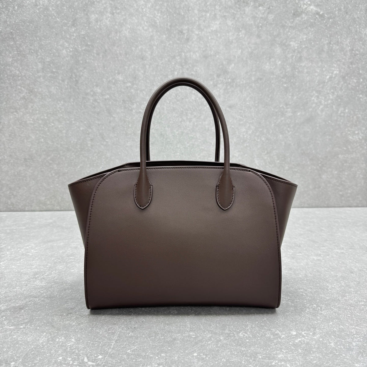 The Row 2025 Marlo  Bag Chocolate Leather