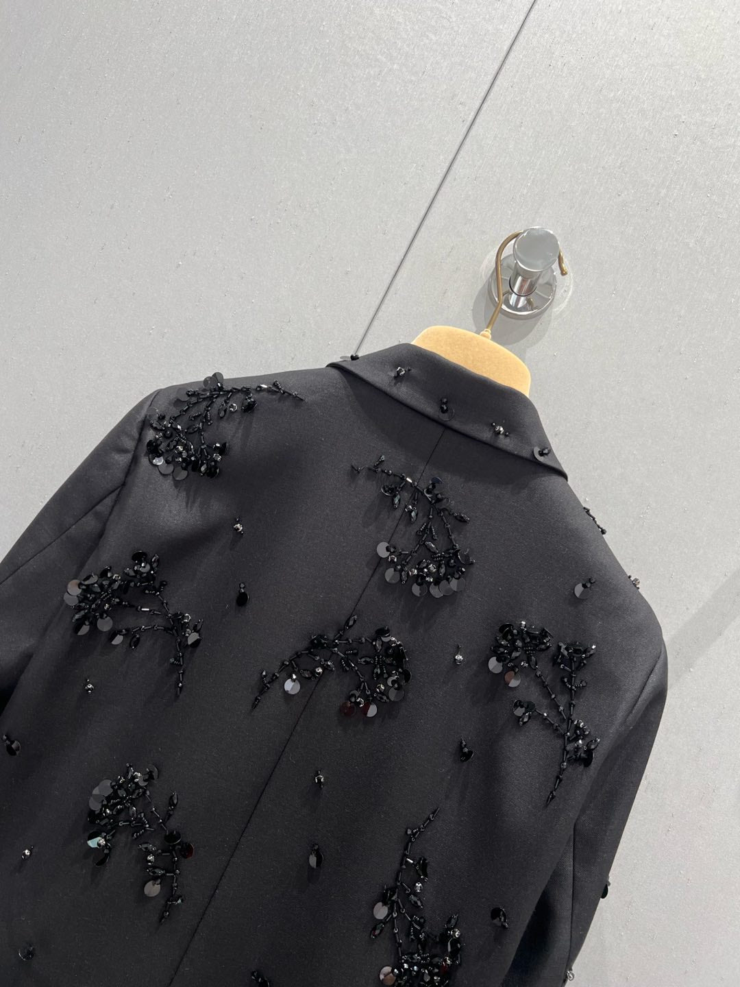 Miu Miu Short Suit Jacket Black Chemical Fiber