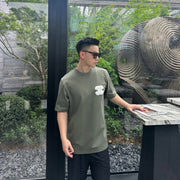 CC 2026  Short-Sleeve T-Shirt Light Olive Green Cotton 645989