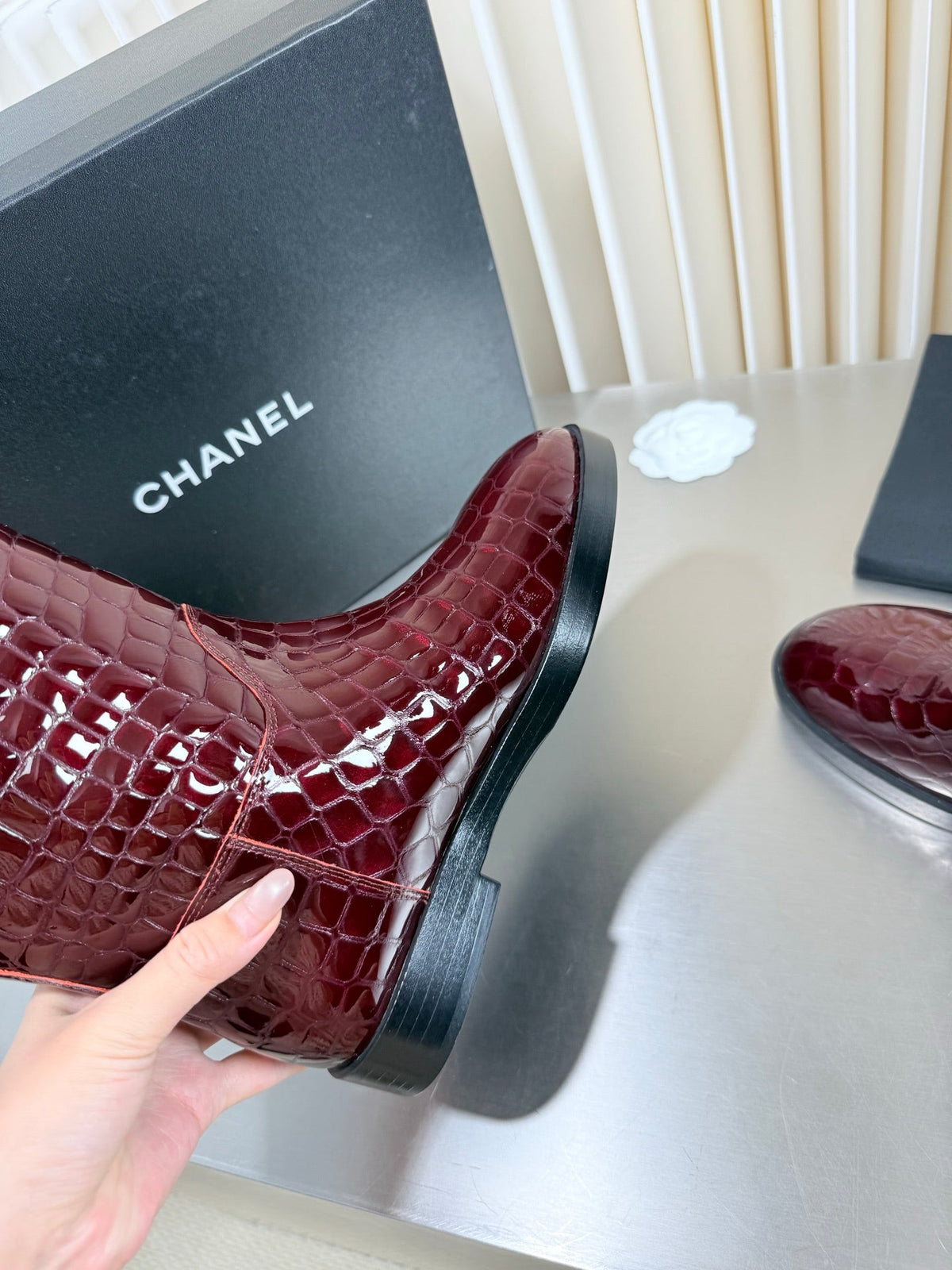 Chanel 2026 Knee-High Boots Leather Suede 123440