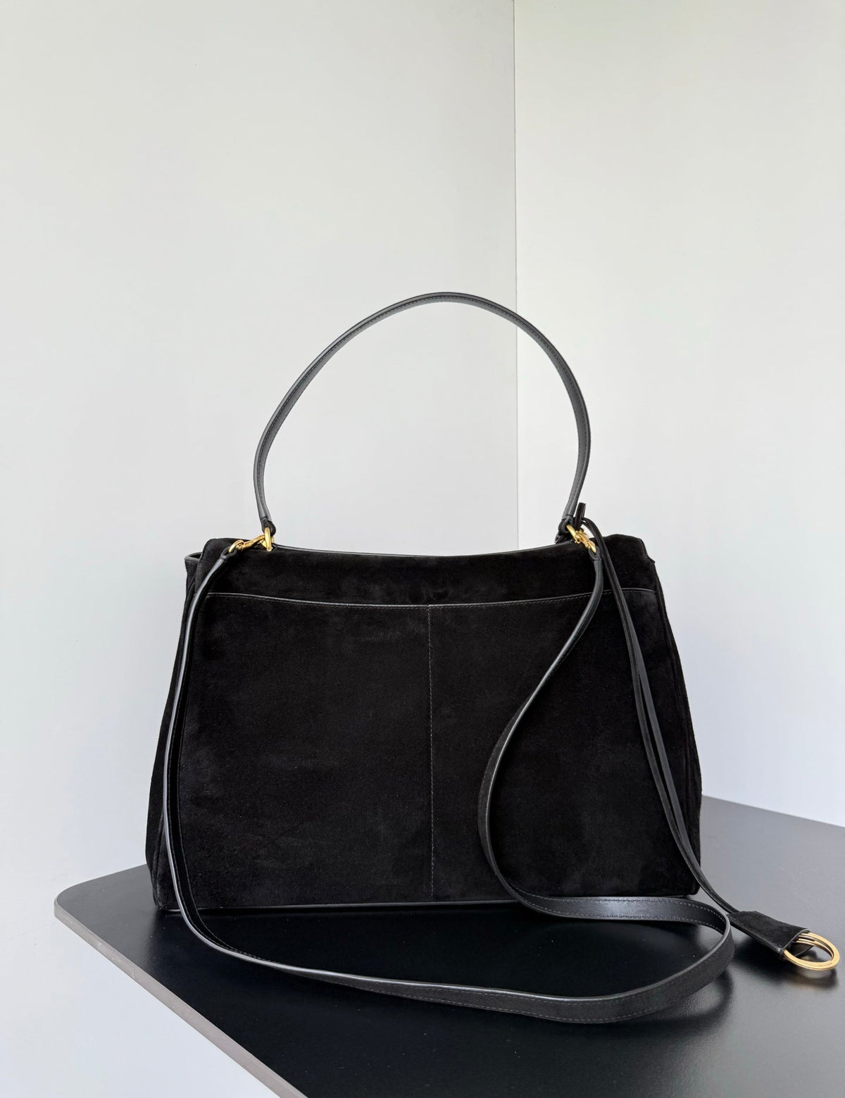 Balenciaga 2026 Rodeo Bag Gold Buckle Suede Leather