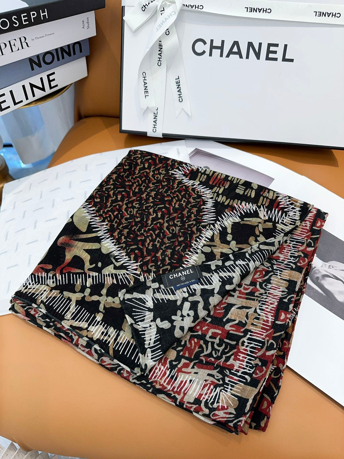 CC Square Scarf 140 CM In Colorful Cashmere 421294