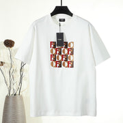 Fendi 2026 Men's 3D Embroidered T-shirt Cotton 797333