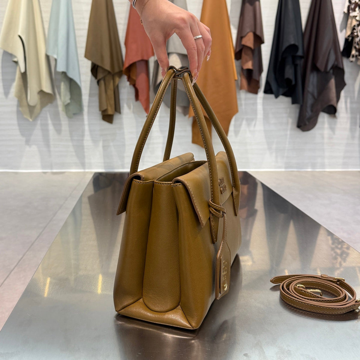 MiuMiu 2026 Solitaire Bag 29cm Leather