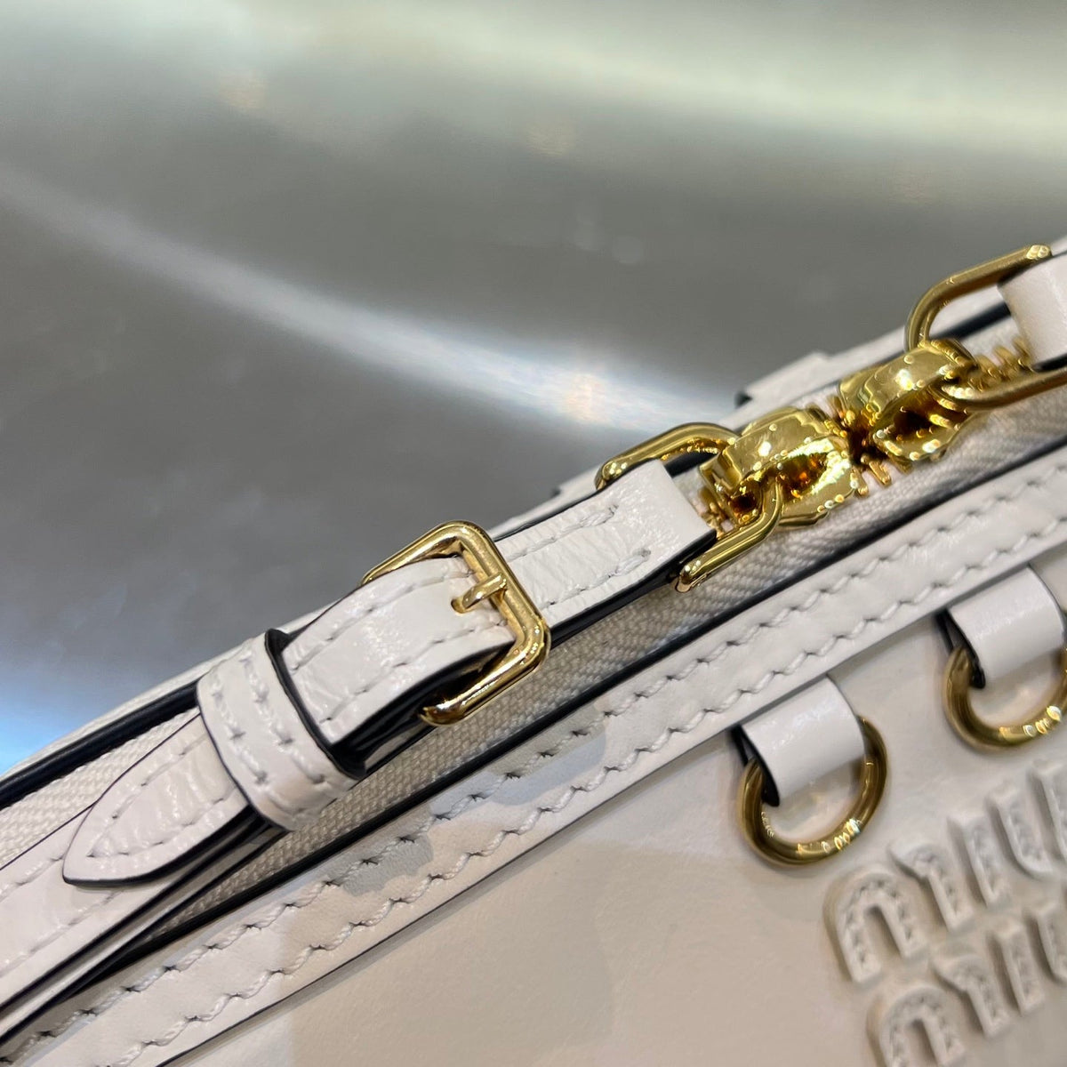 MiuMiu 2026 Caprice Clutch Bag 24cm Leather