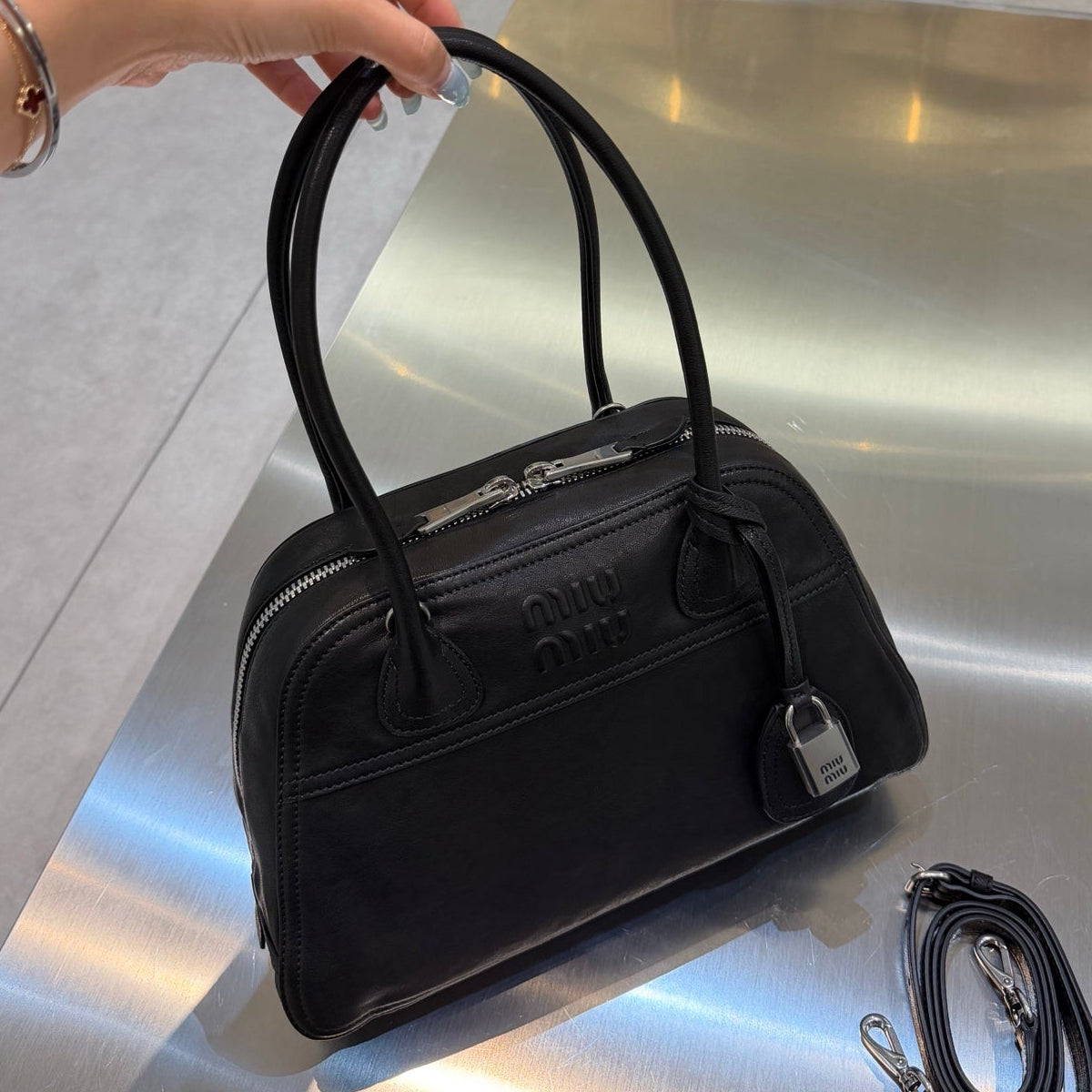 MiuMiu 2026 Vivant Bag Nappa Leather