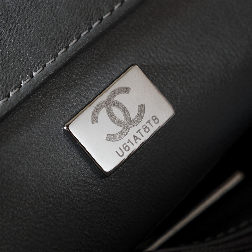 Chanel 2026 Flap Bag 21cm Multicolors Sequin Leather
