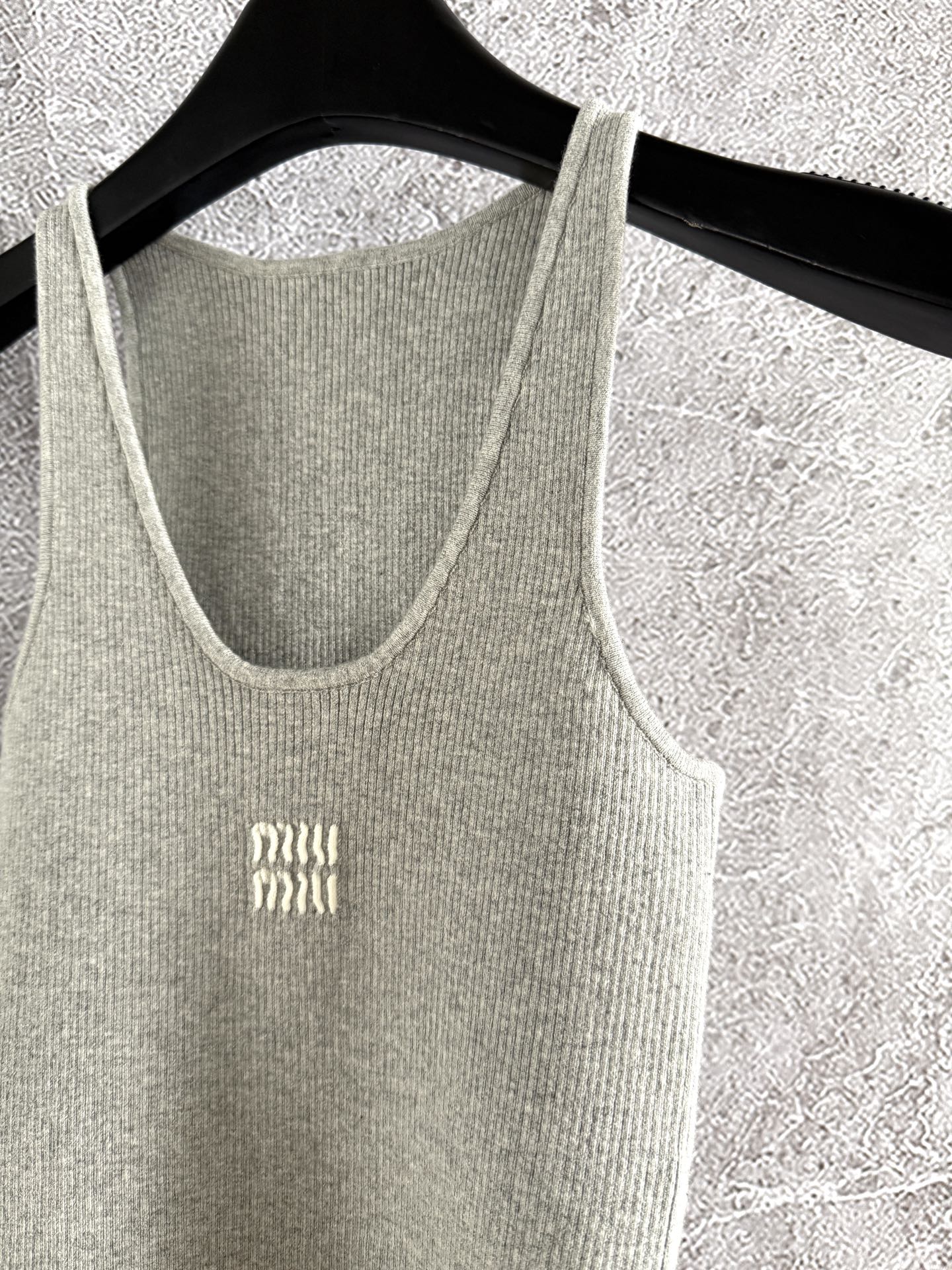 Miu Miu Vest Gray Cotton