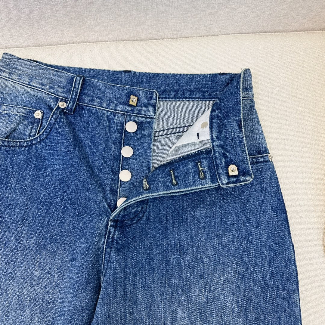 CD 25 Straight Jeans Blue Cotton 591803