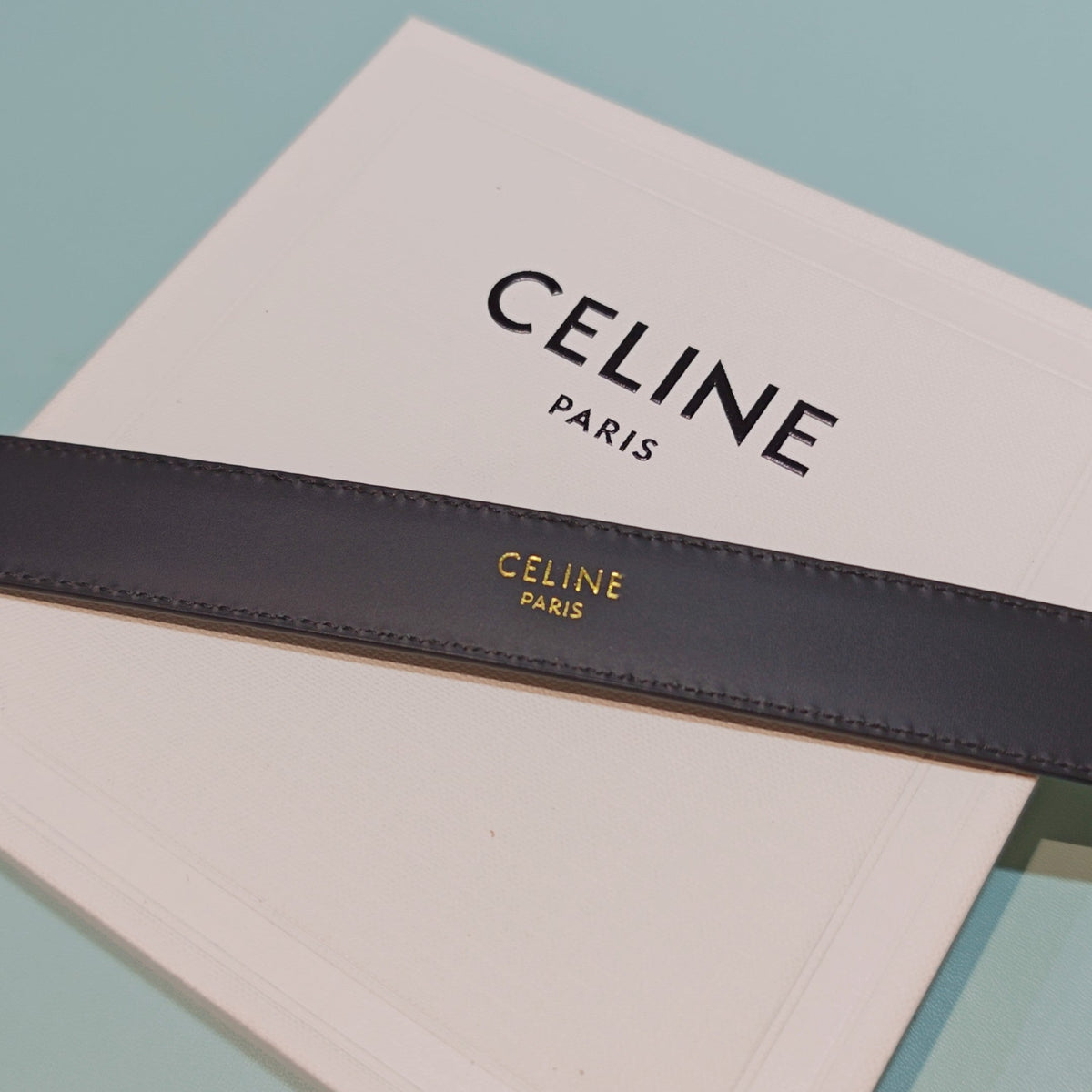 Celine 2026 Medium Western Belt 25mm Suede 194535