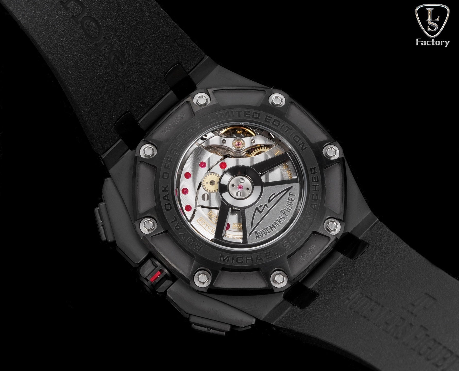 Audemars Piguet Royal Oak Offshore Chronograph 44mm Black Case Red Dial