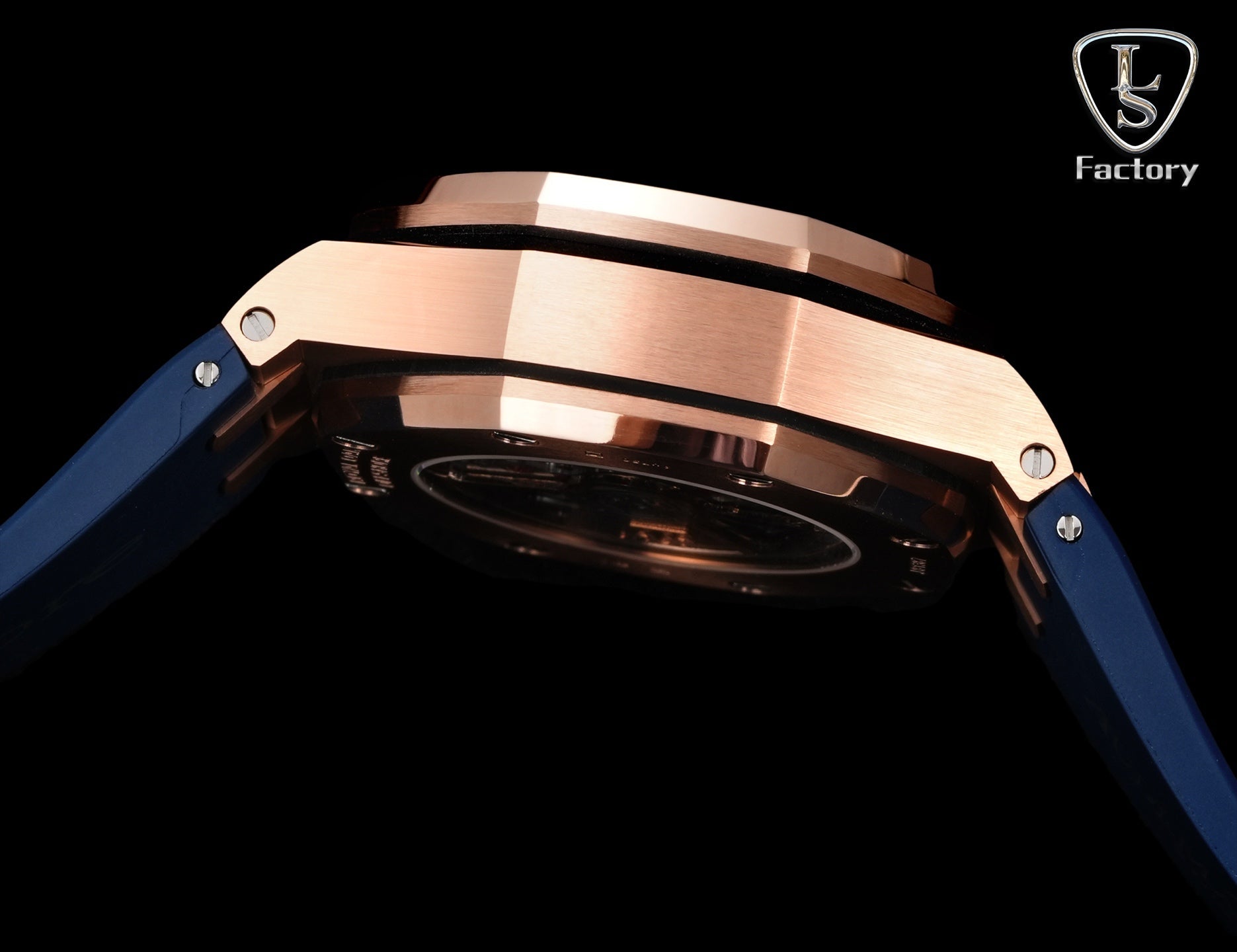 Audemars Piguet Royal Oak Offshore Chronograph 42mm Rose Gold Blue Dial