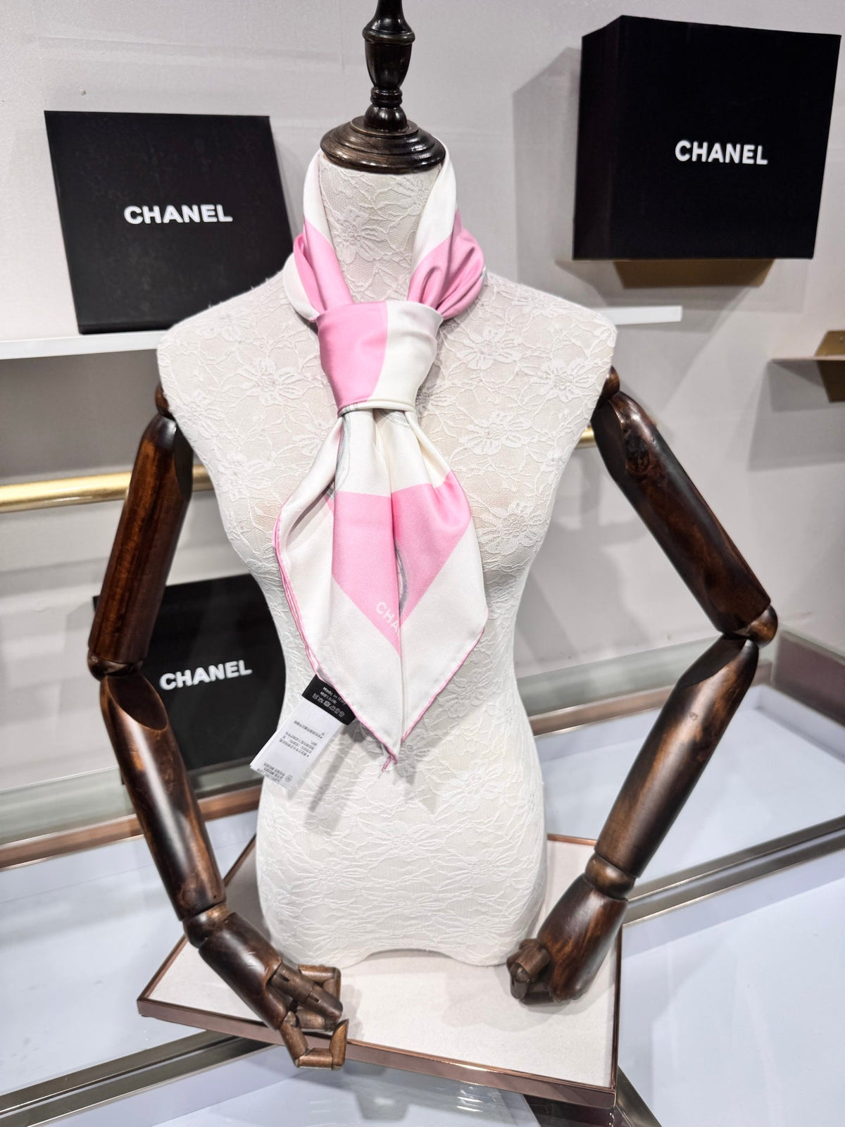 Chanel 2026 Space-Themed Scarf 90cm Silk 200823