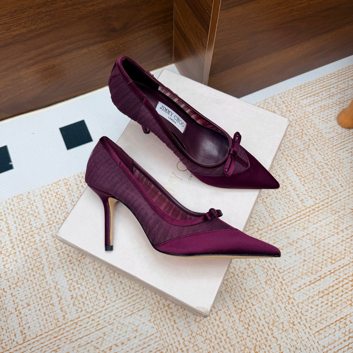 Jimmy Choo 2026 Love Pumps Lace Silk 920809