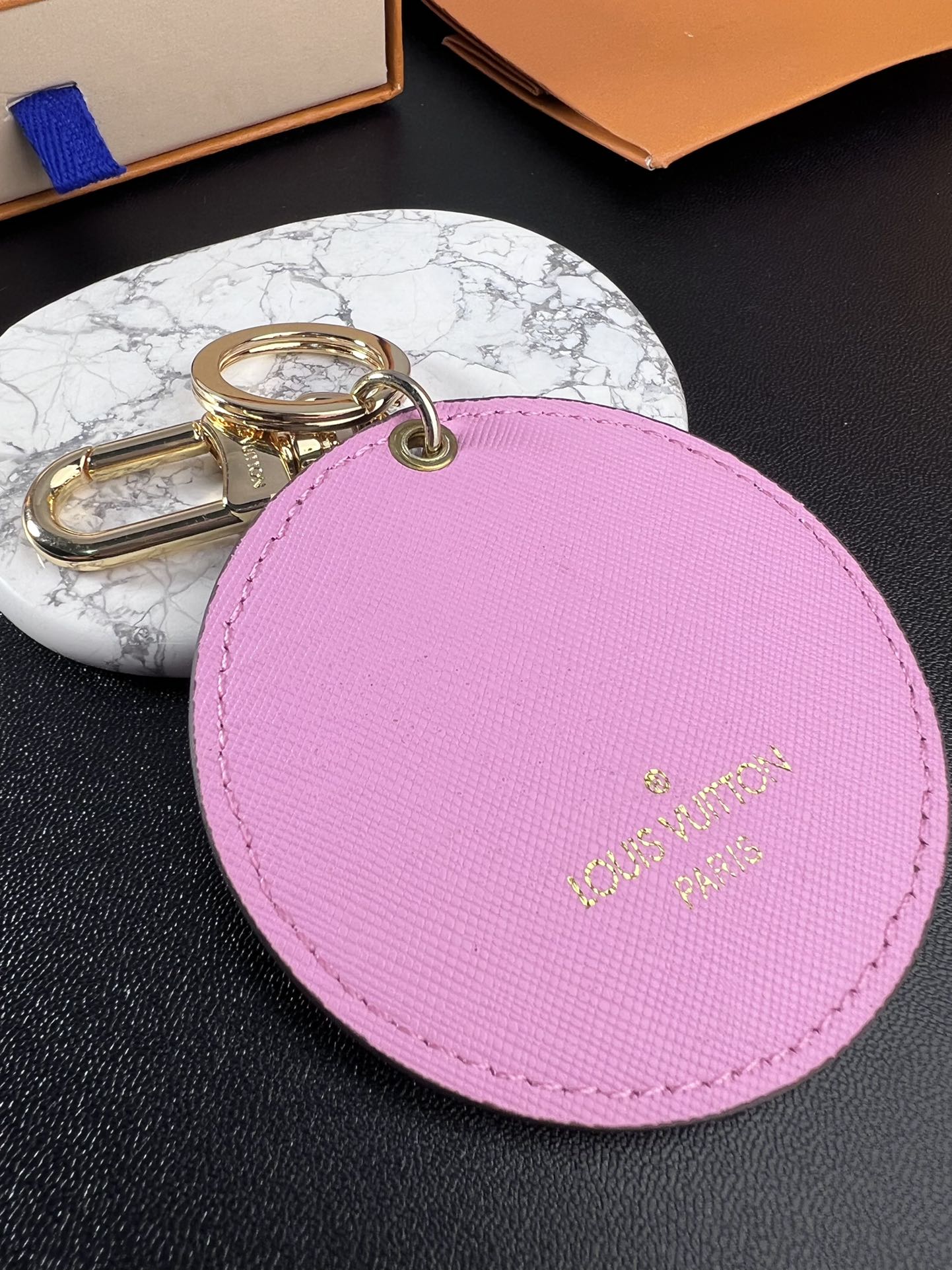 LV Round Charm