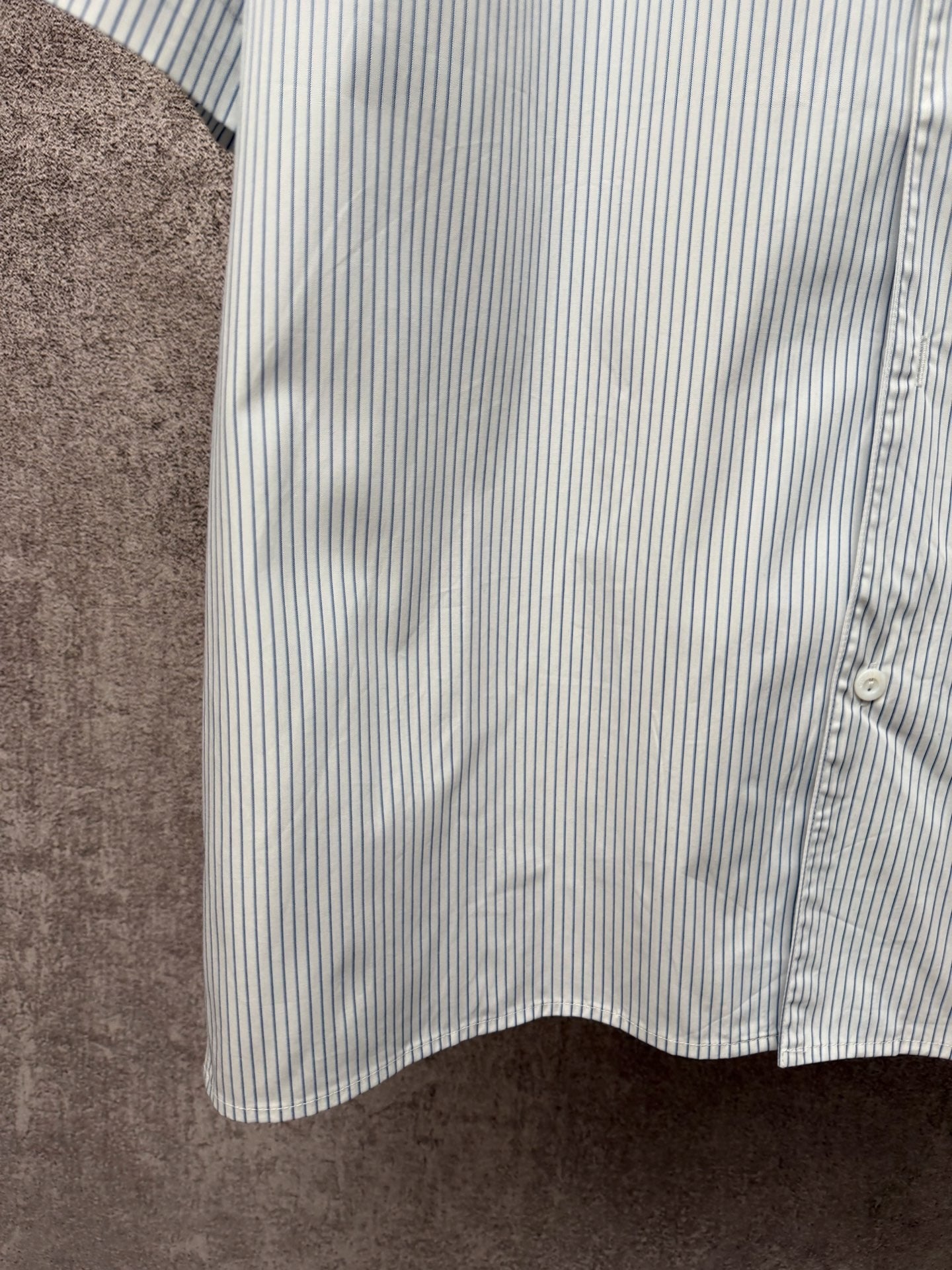 GC 2026 Men's Short-Sleeve Shirt White Blue Cotton  643456
