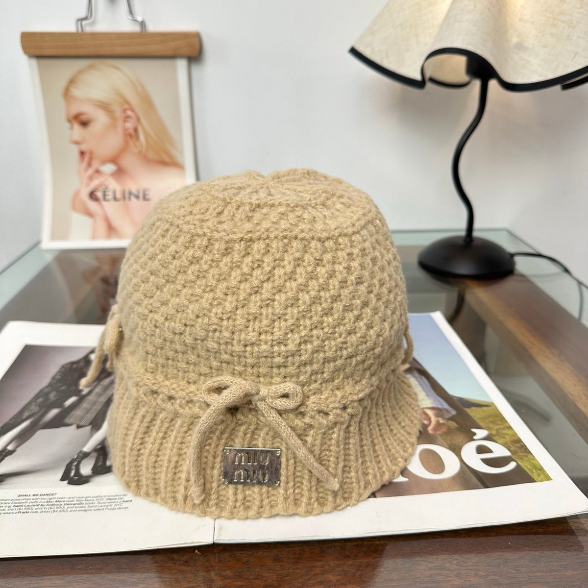 Miumiu Crocheted Wool Hat 497154