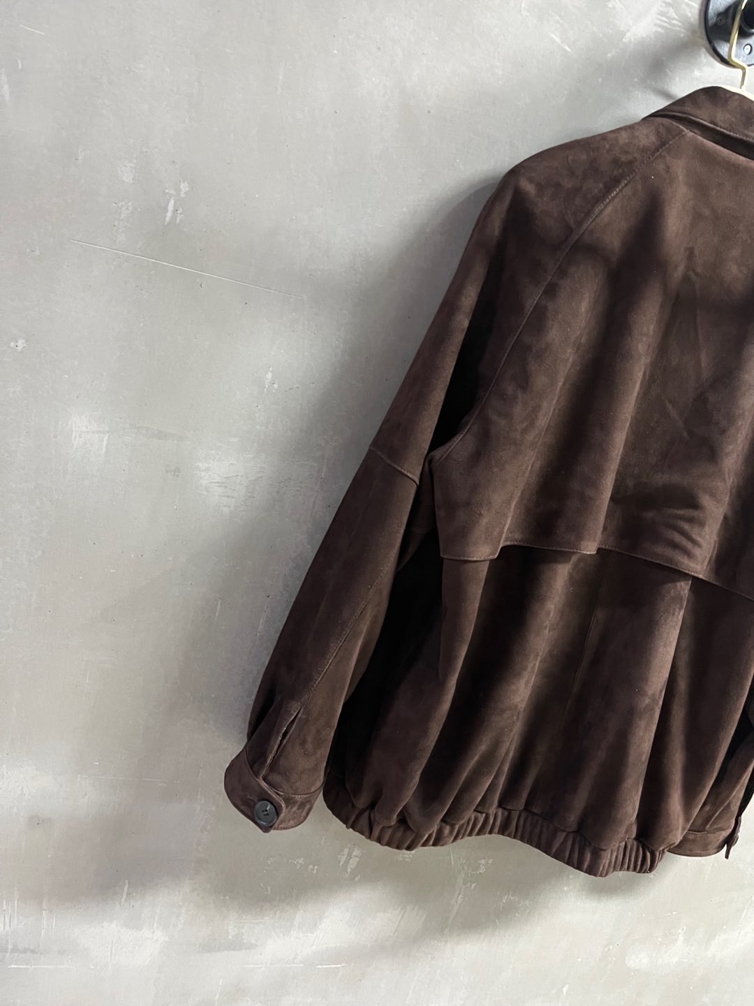 Miu Miu 2025 Jacket Brown Sheepskin Suede