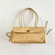 Chanel 2026 Shopping Bag 30.5cm Beige Grained Calfskin