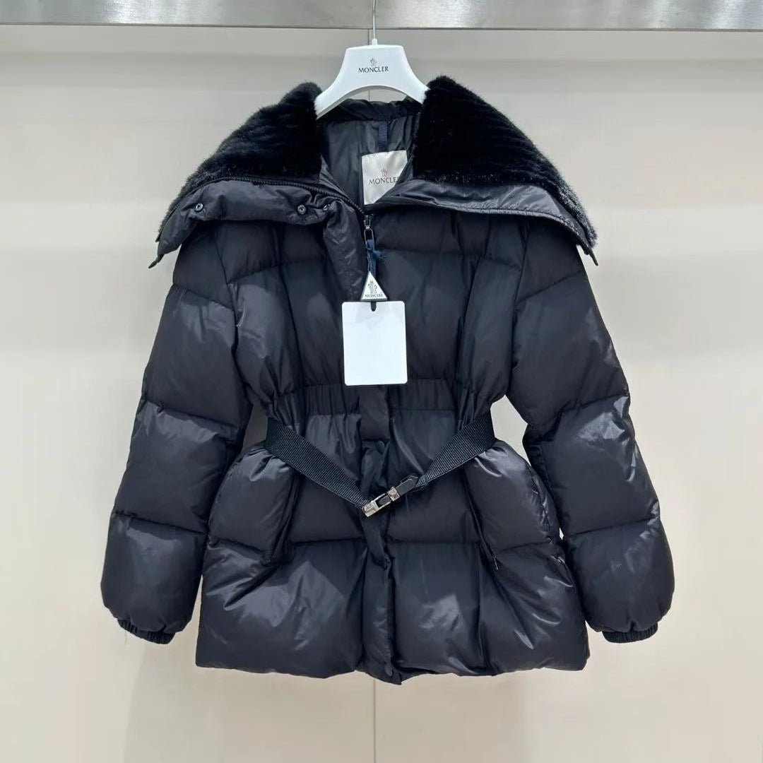 Moncler 25 Brasseurs Short Jacket Black Polyester 291396