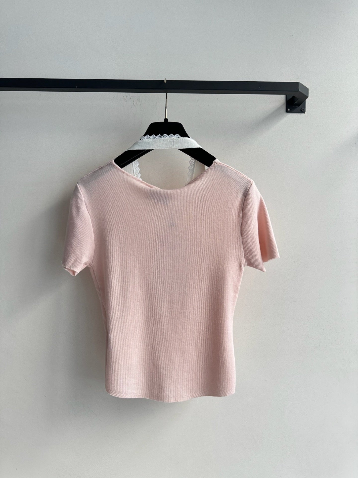 CC Knitted Top Pink Wool
