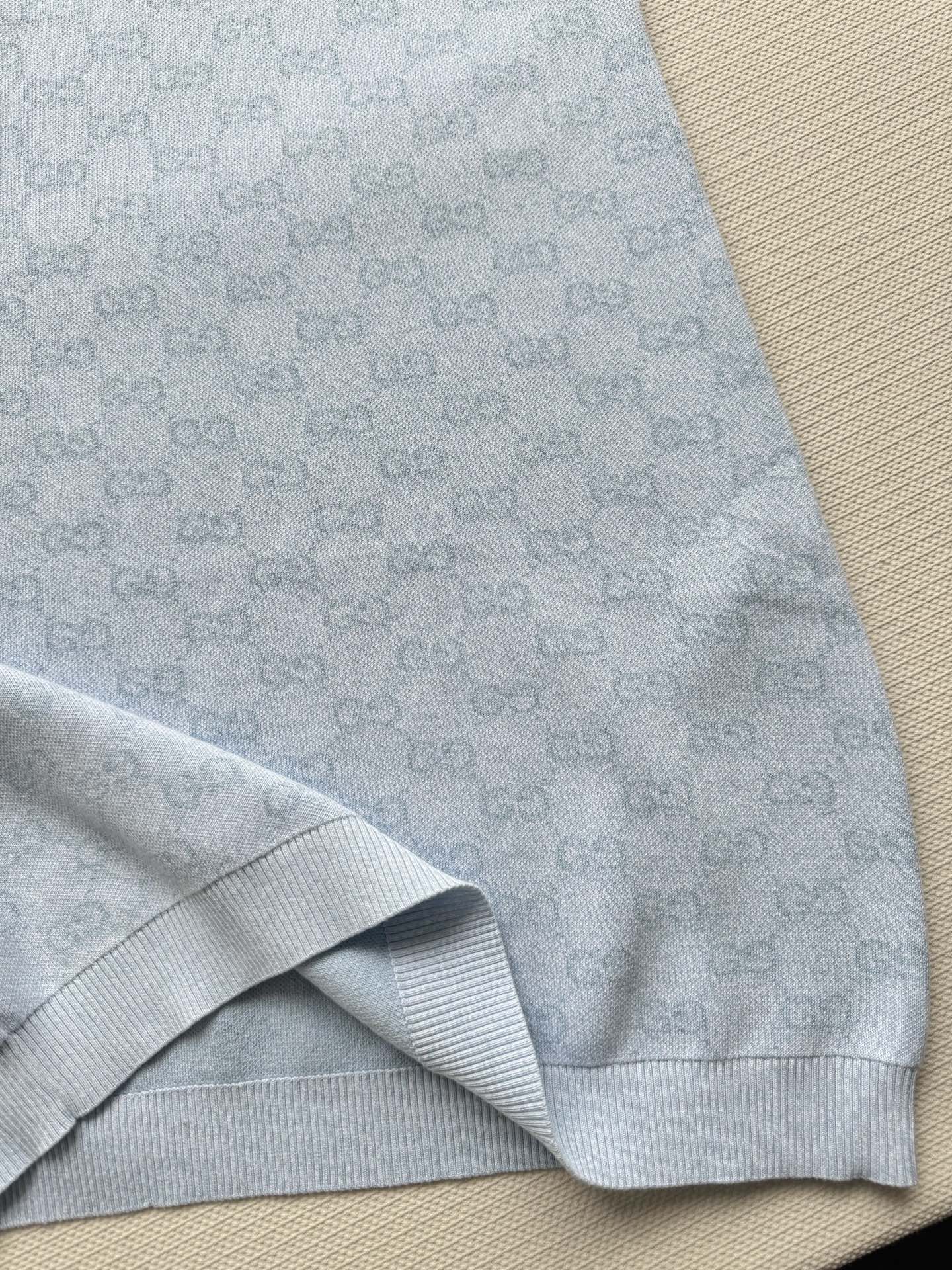 Gucci Knitted Dress Blue Cotton