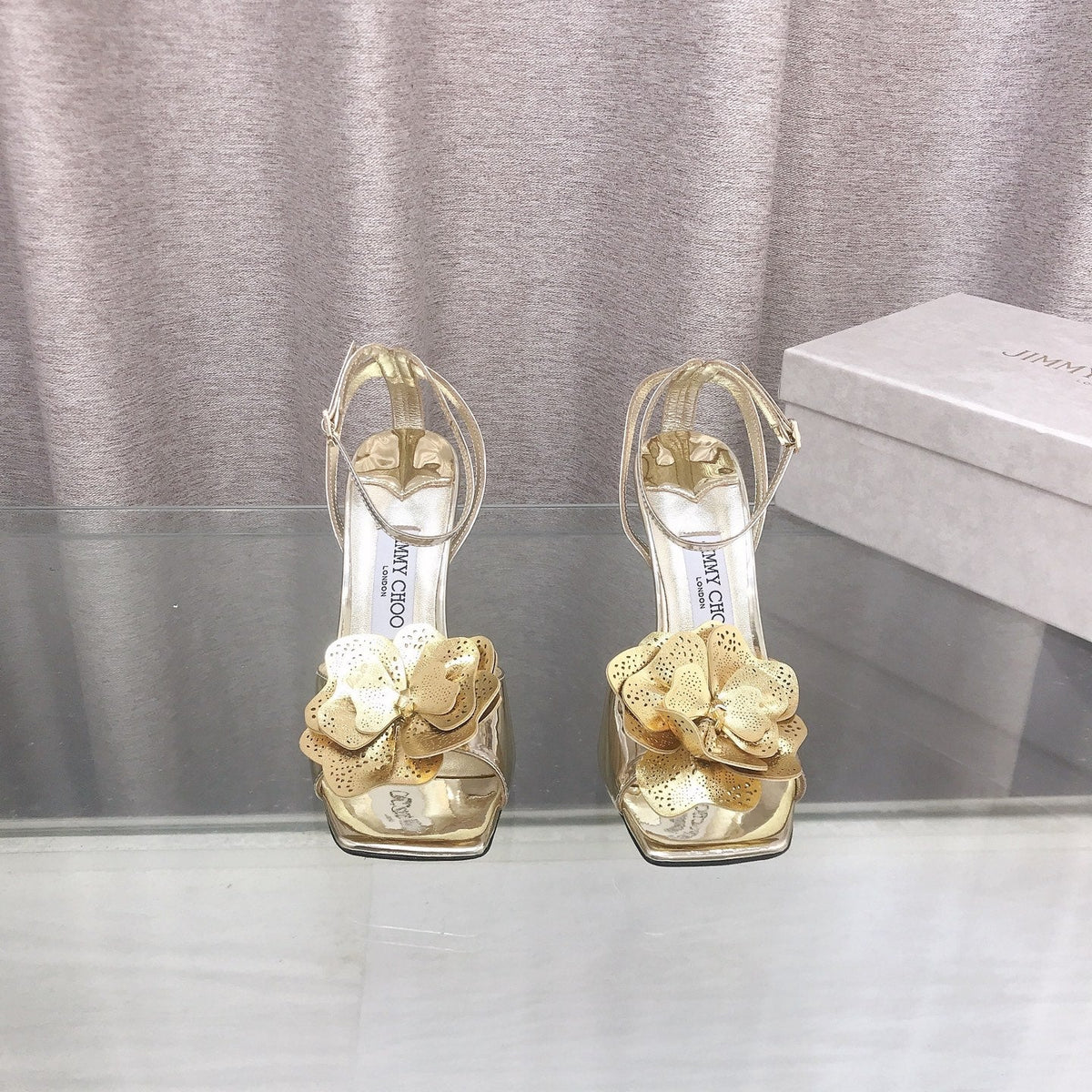 Jimmy Choo 2026 Mimmi Sandals 85mm Sheepskin 910775