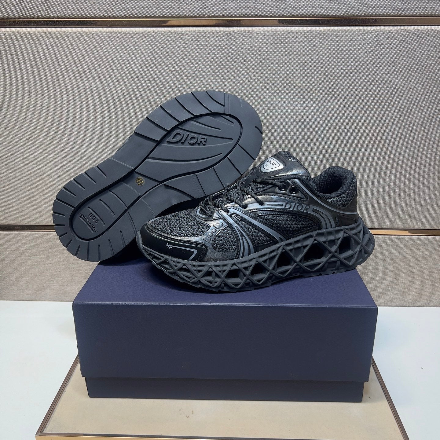 CD 25 B35 Sneaker Black Mesh Rubber 649670
