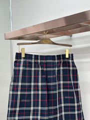 GC 2026 Men's Striped Shorts Navy Blue Red Cotton 699258