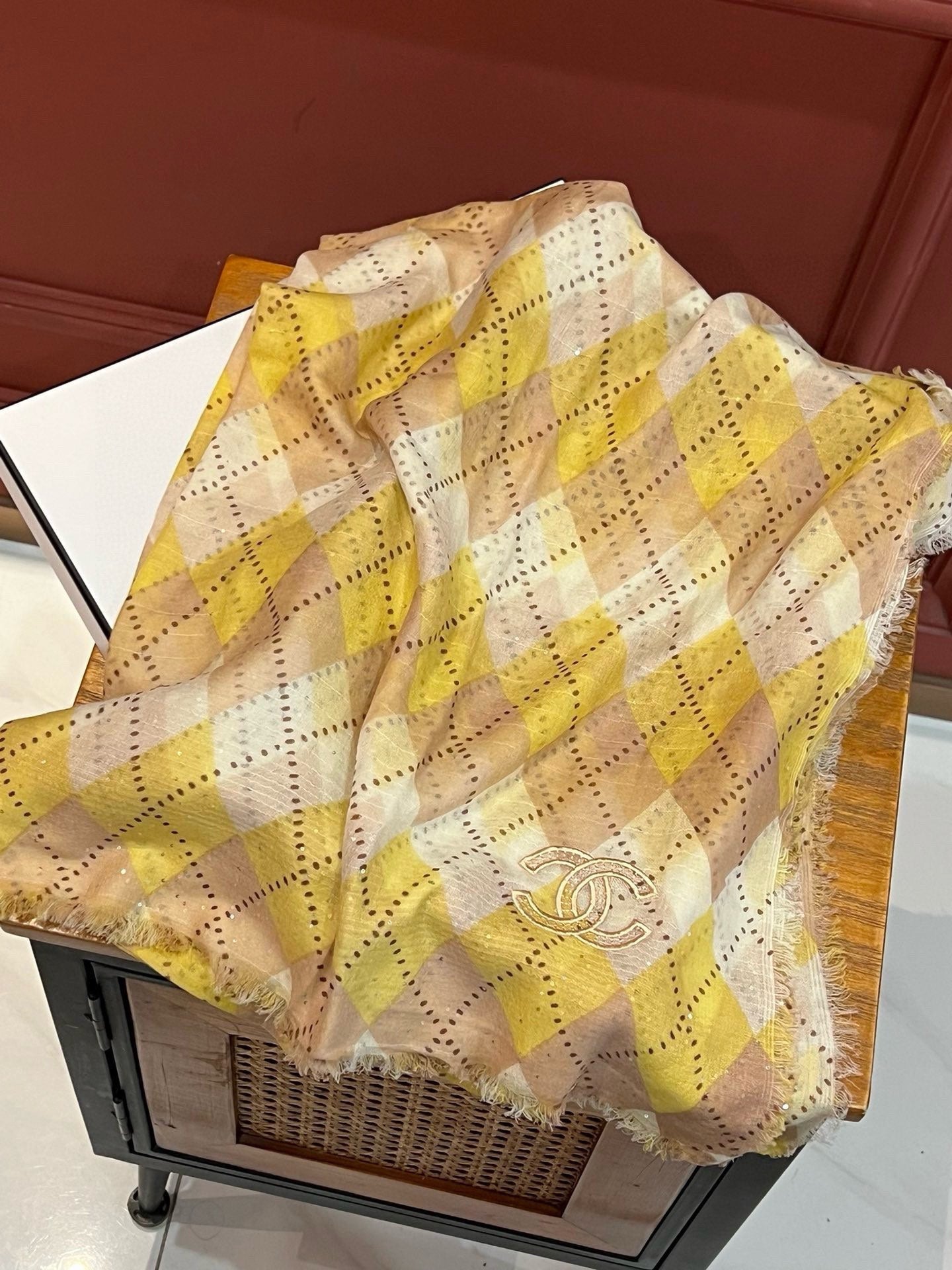 CC Scarf 200 CM In Colorful Linen Fabric 290238