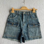 Miumiu 2026 Denim Short Blue Cotton 356321