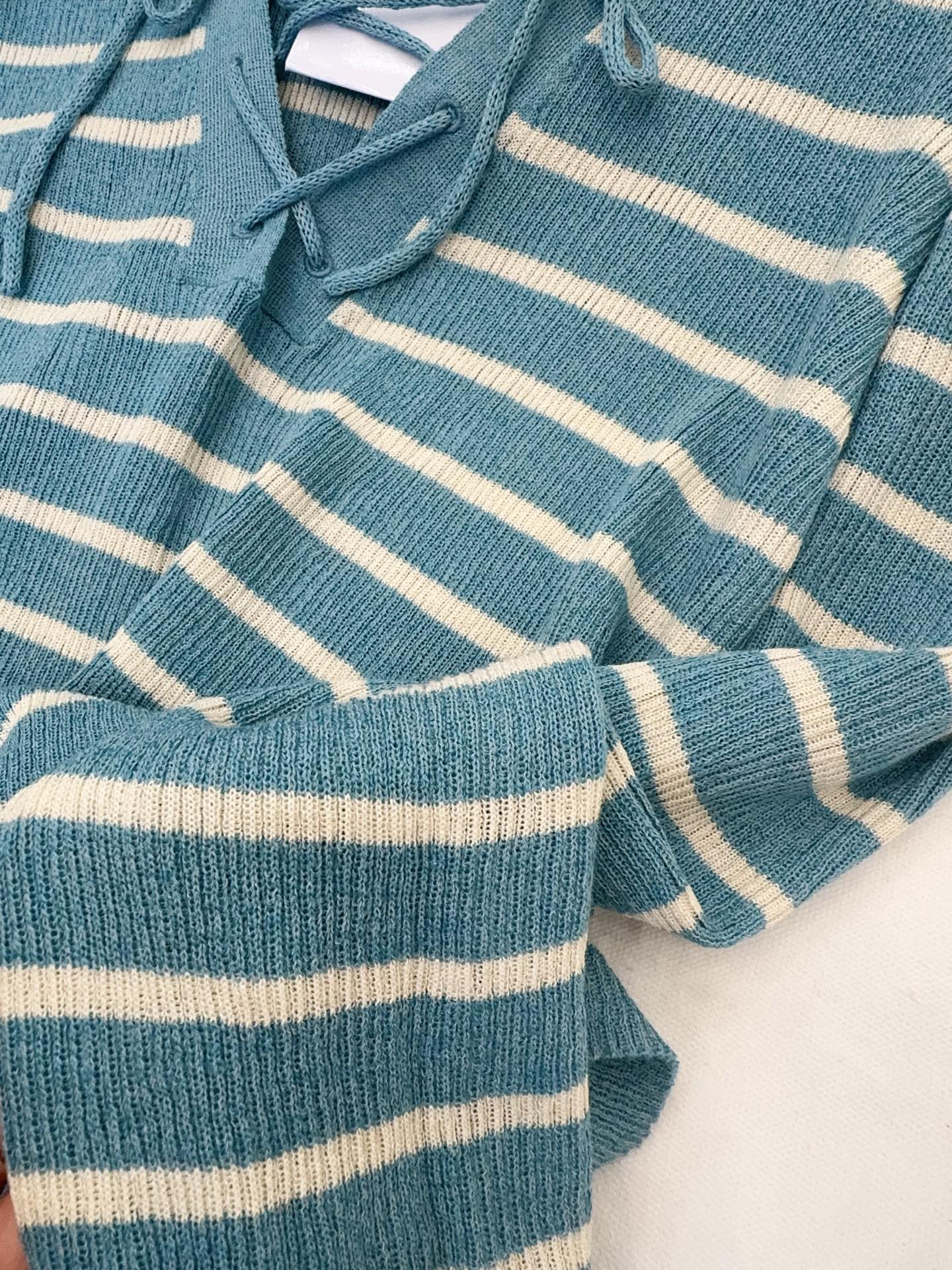 CD 25 Striped Long Sleeve Shirt Cotton