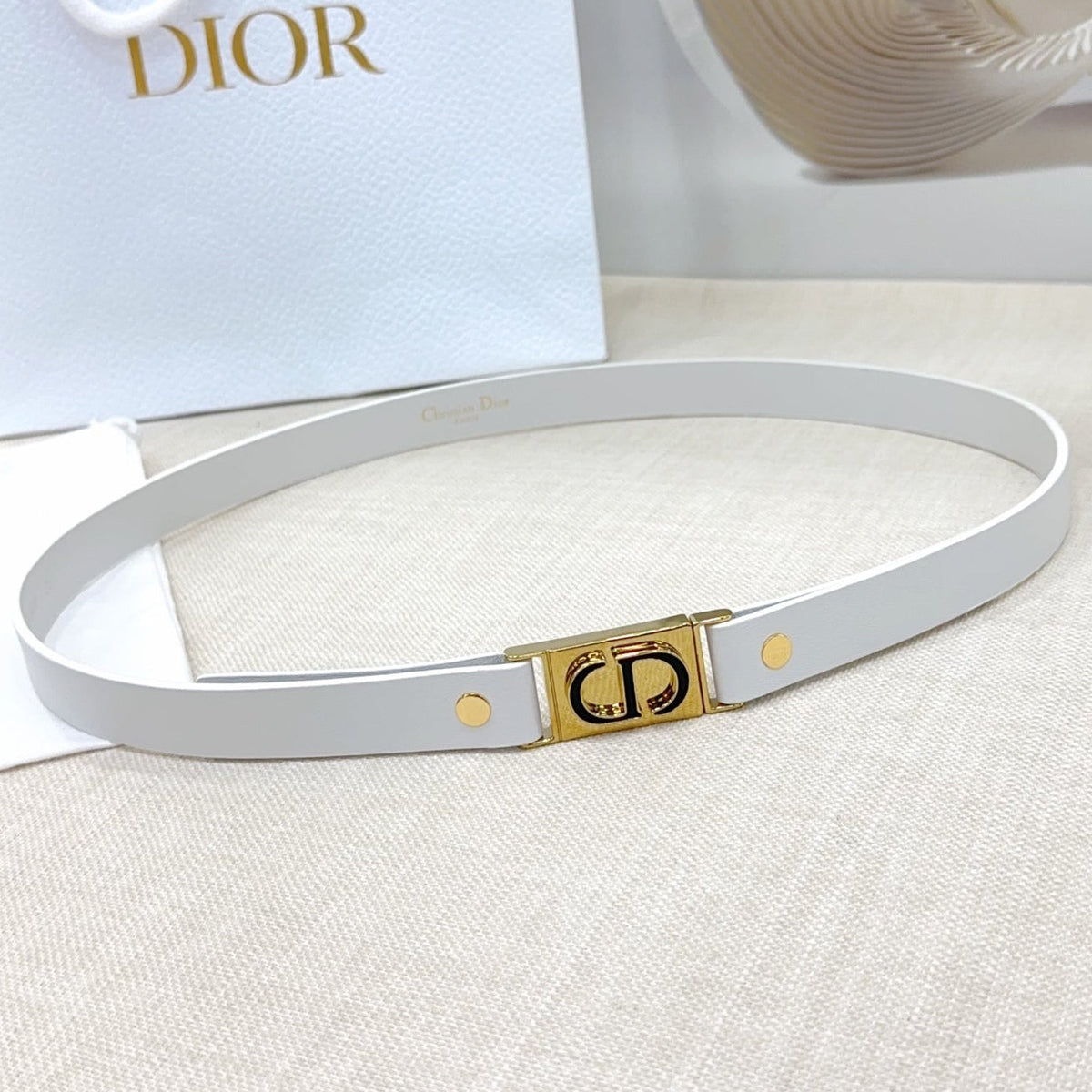 Dior 2026 Montaigne Leather Belt 20mm 189888
