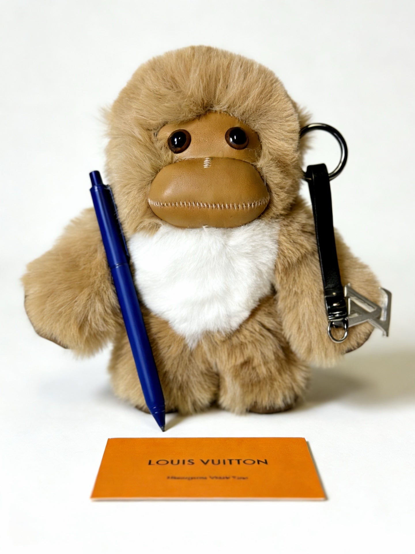LV Monkey Brown and Beige Charm