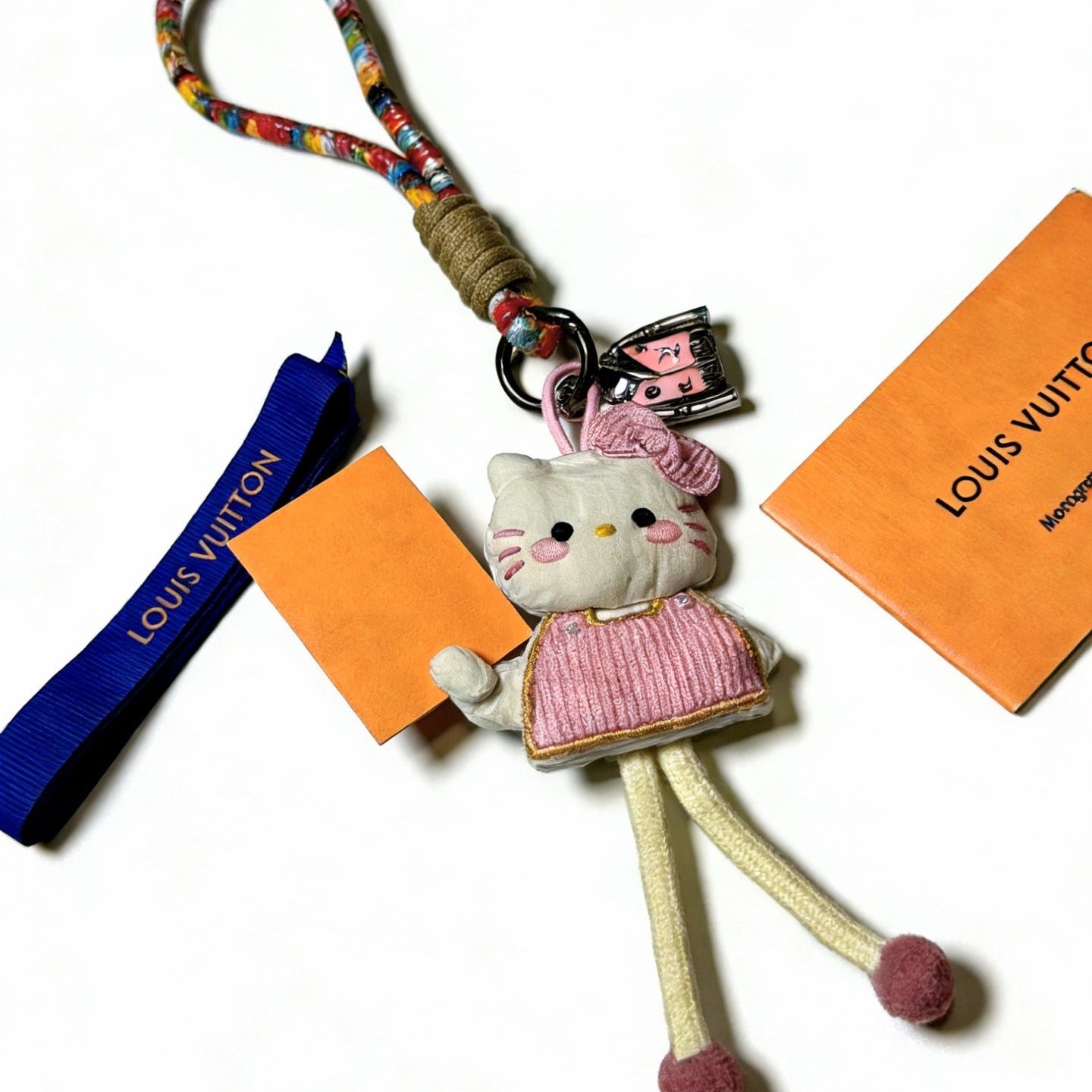 LV Hello Kitty Cream Pink Charm