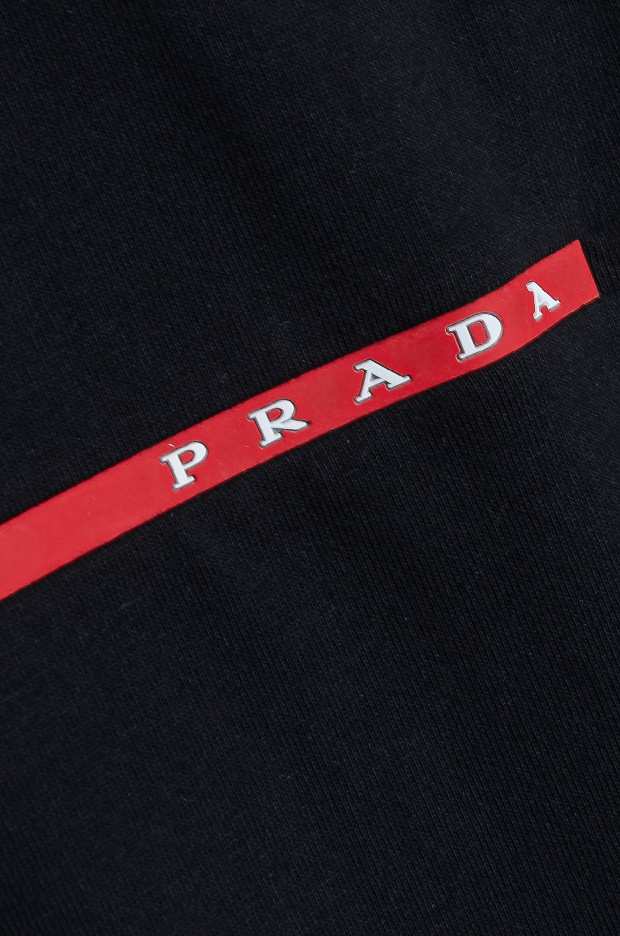 PRA 2026 Men's Short T-shirt White Red Logo Cotton 843627