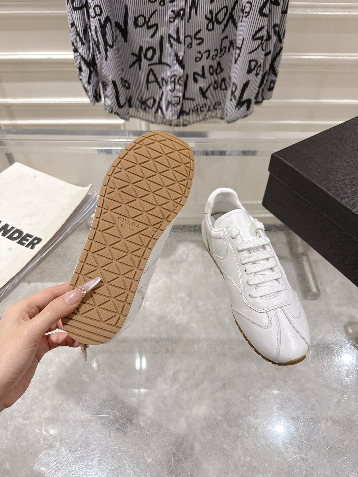 Prada 2026 Re-Nylon Sneakers Suede Leather 148118