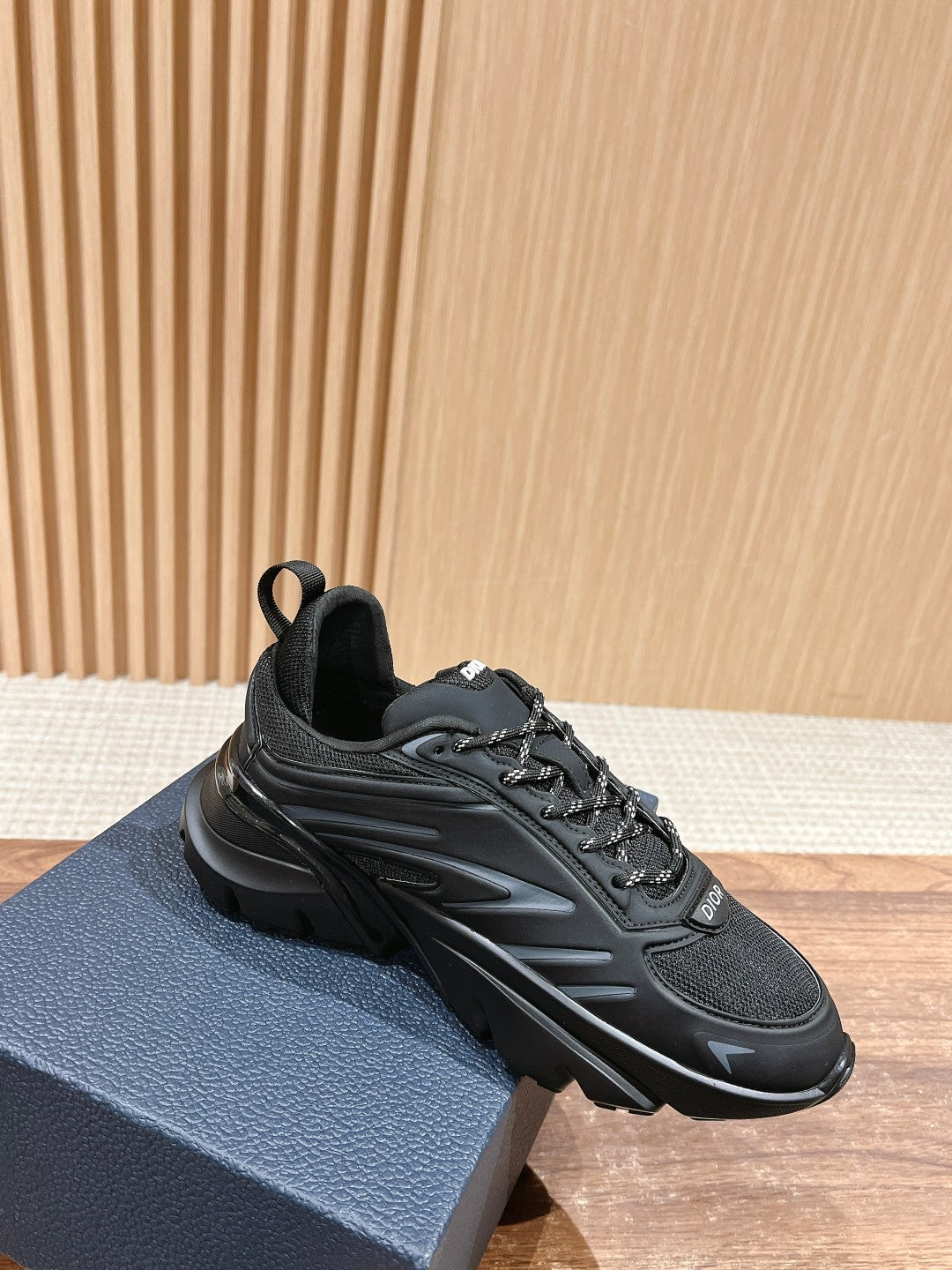 CD B44 Blade Sneaker 30mm Black Mesh Fabric 101017