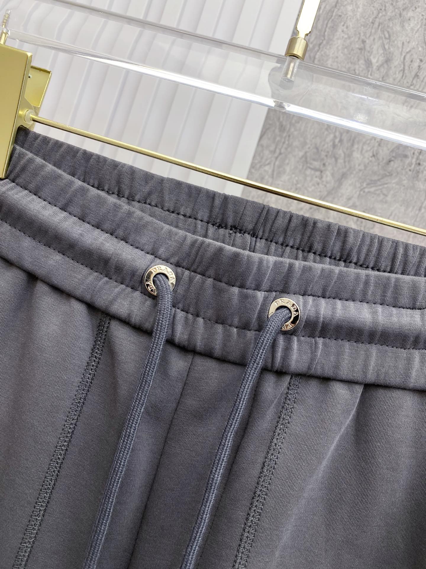 PRA 2026 Men's Casual Pants Gray Fabric 842902