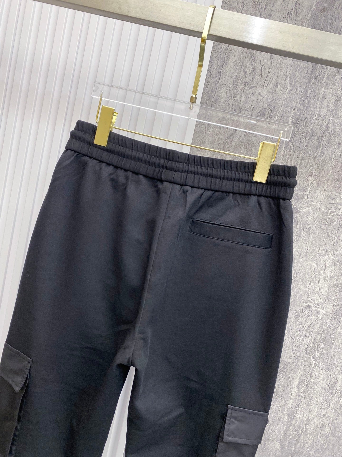 PRA 2026 Men's Casual Pants Black Fabric 842905