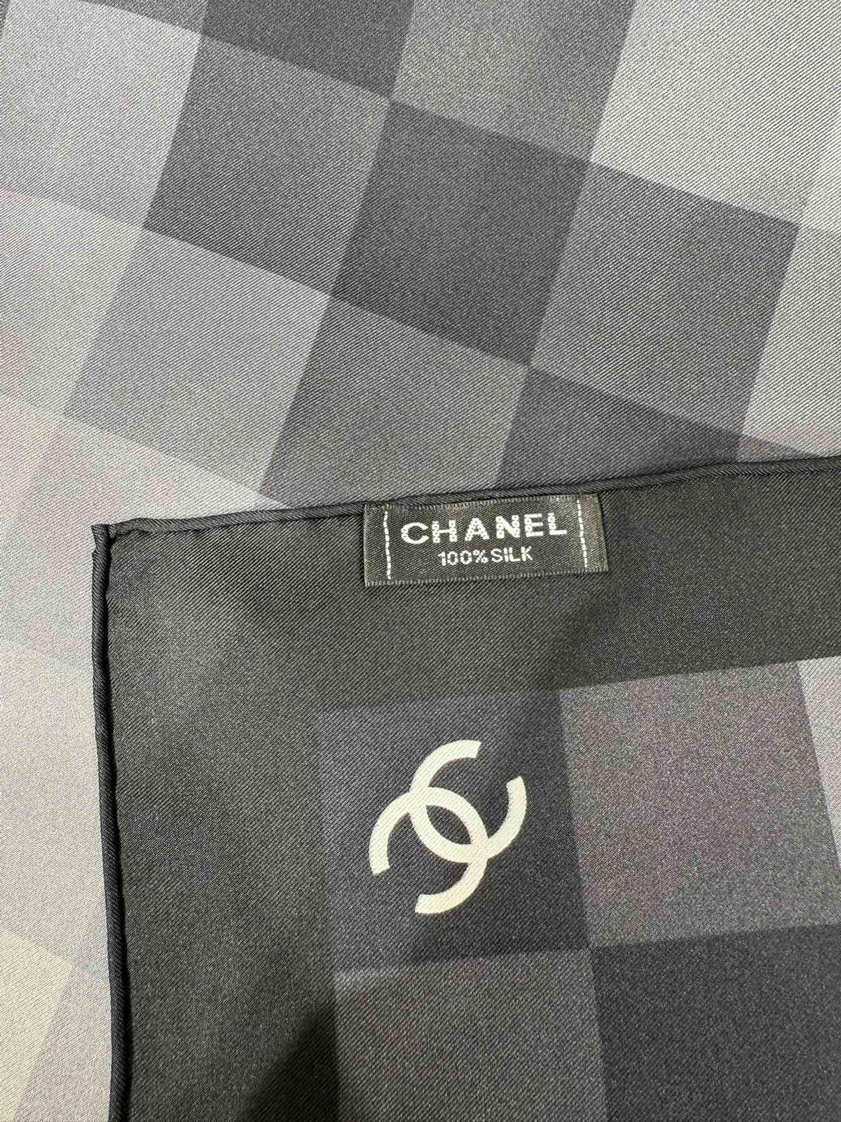Chanel 2026 Gradient Pattern Scarf 90cm Silk 200709