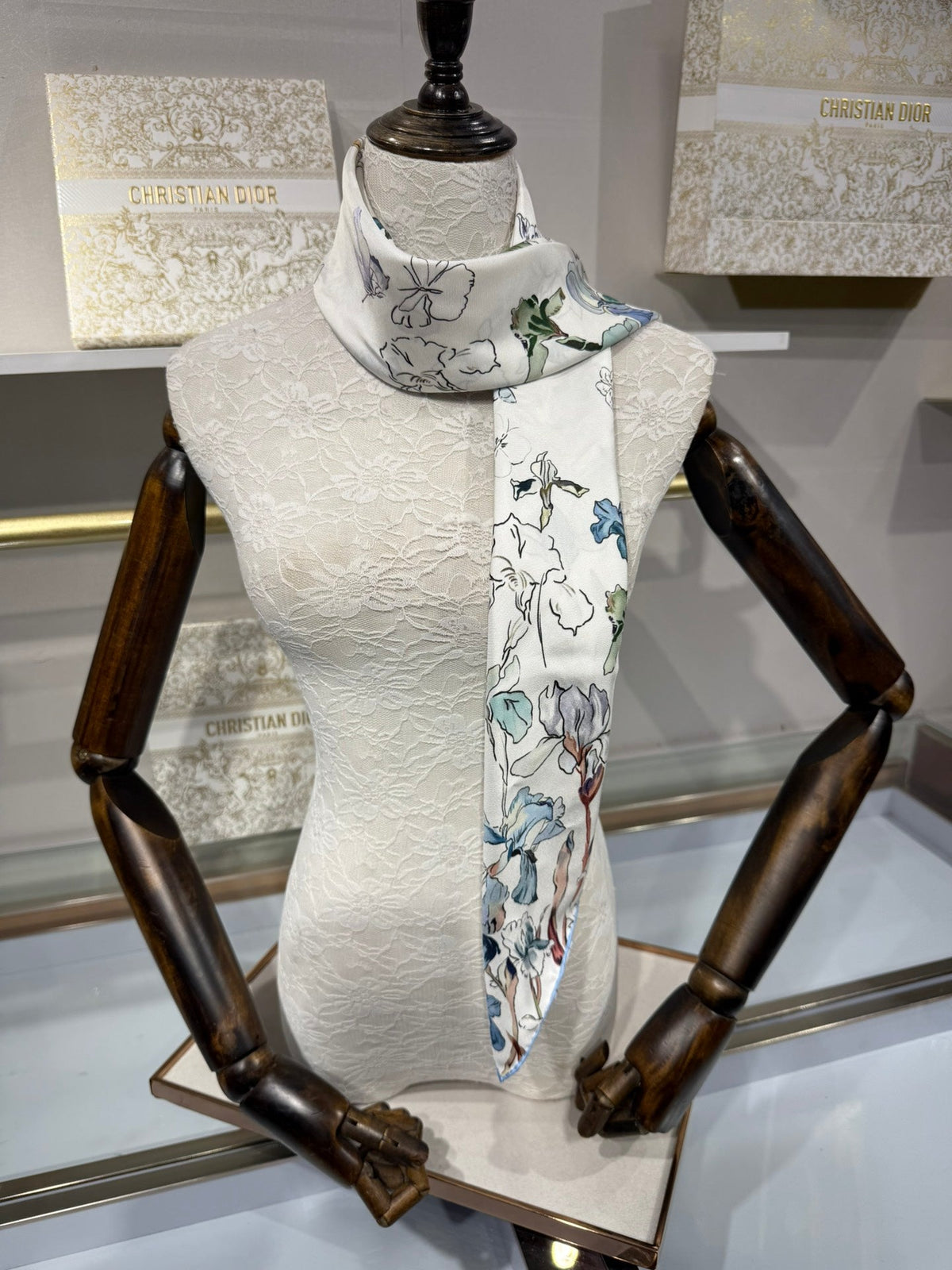 Dior 2026 Butterflies Scarf 90cm Silk 200716