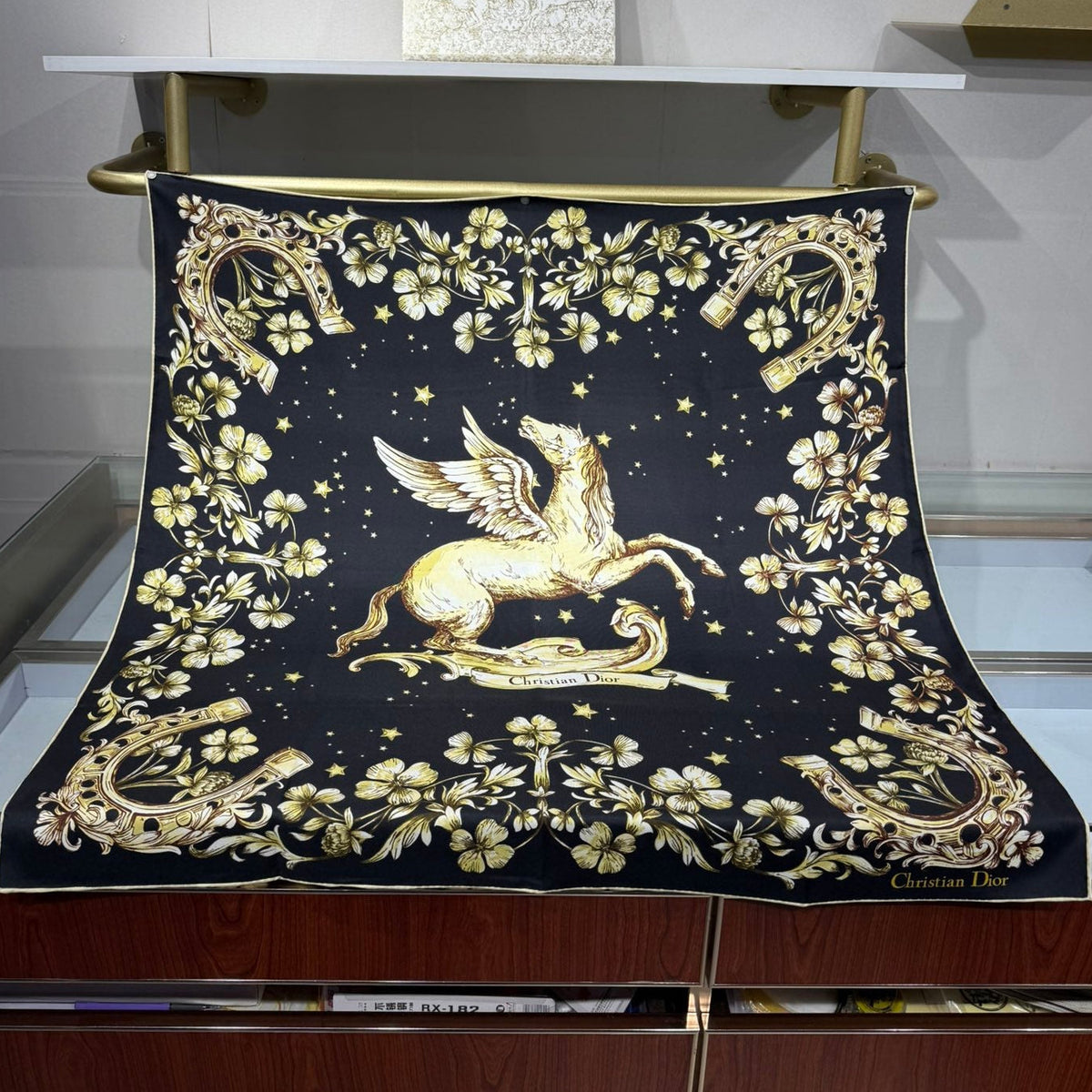 Dior 2026 Pegasus Scarf 90cm Silk 202674